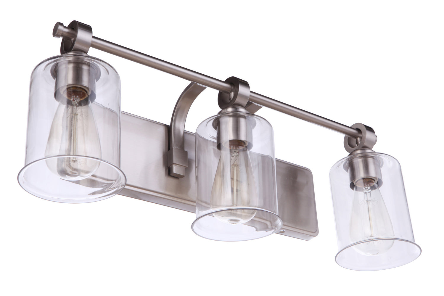 Craftmade - 56403-BNK - Three Light Vanity - Romero - Brushed Polished Nickel
