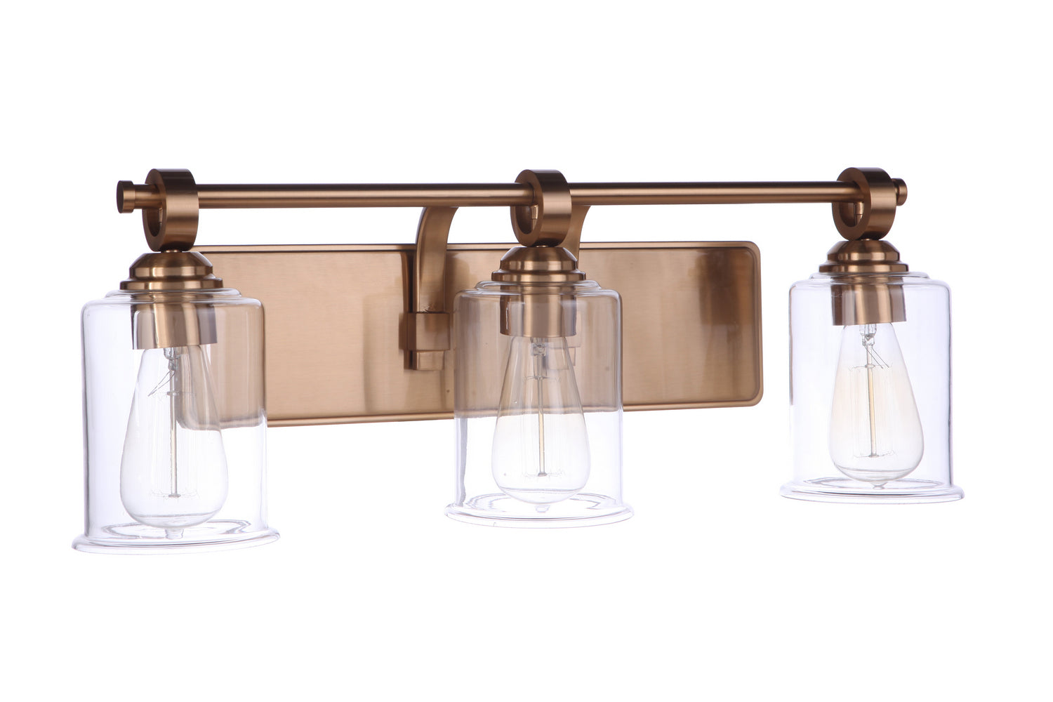 Craftmade - 56403-SB - Three Light Vanity - Romero - Satin Brass