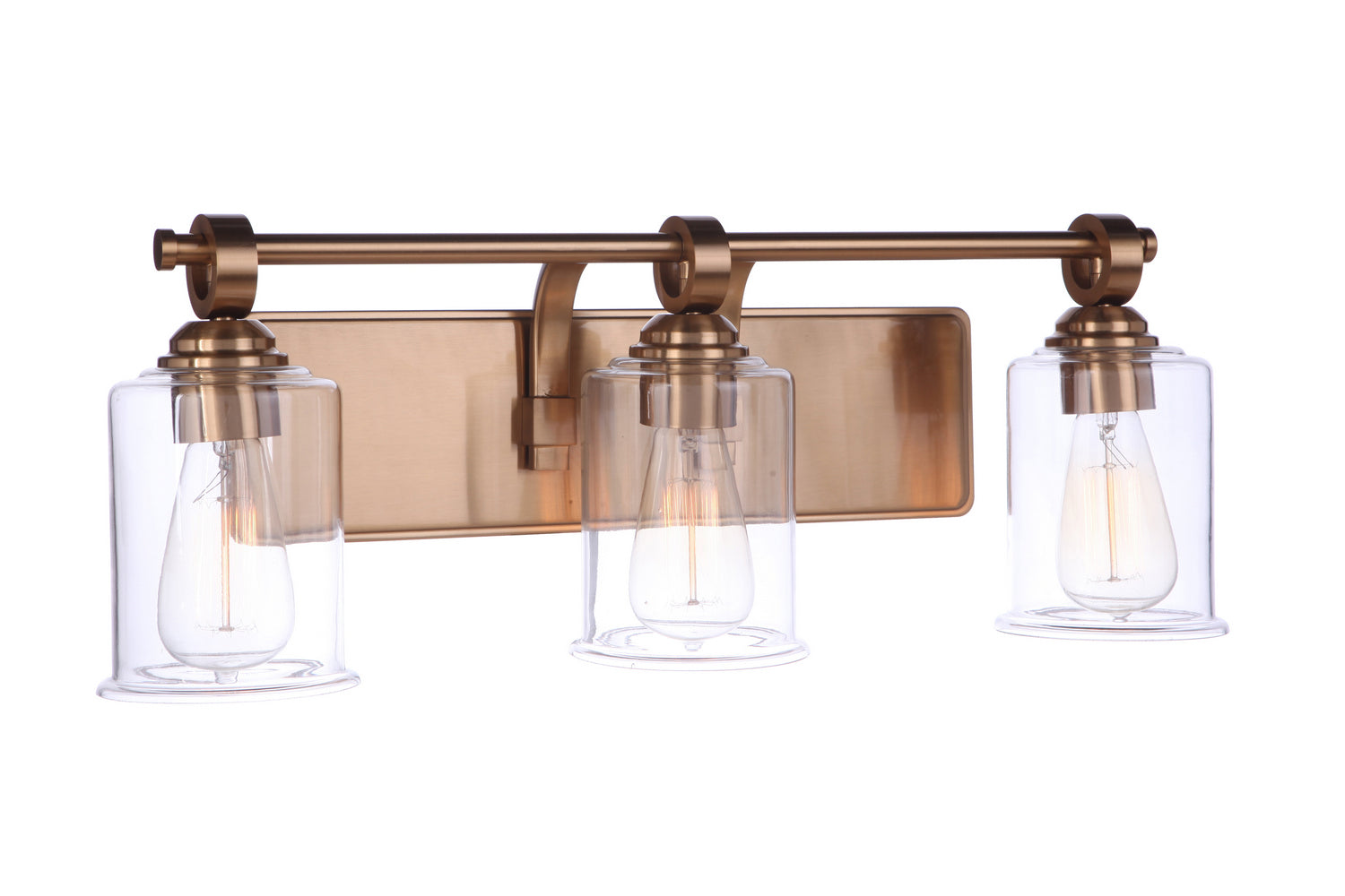 Craftmade - 56403-SB - Three Light Vanity - Romero - Satin Brass