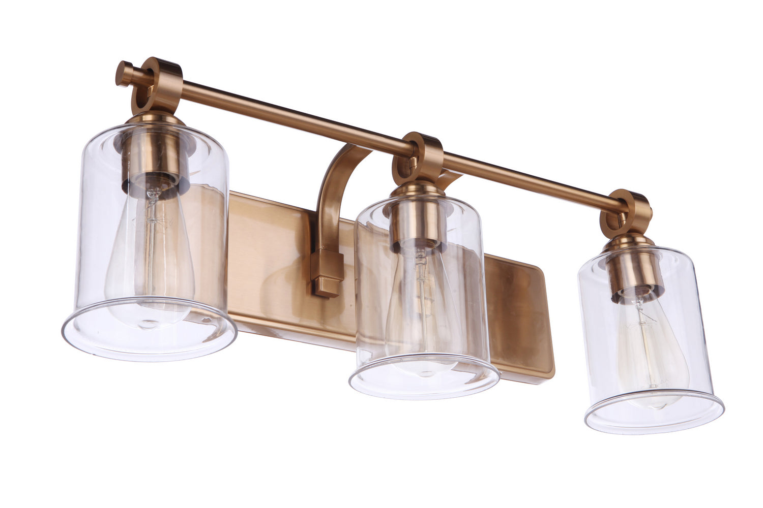 Craftmade - 56403-SB - Three Light Vanity - Romero - Satin Brass
