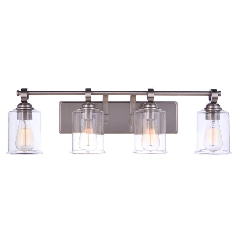 Craftmade - 56404-BNK - Four Light Vanity - Romero - Brushed Polished Nickel