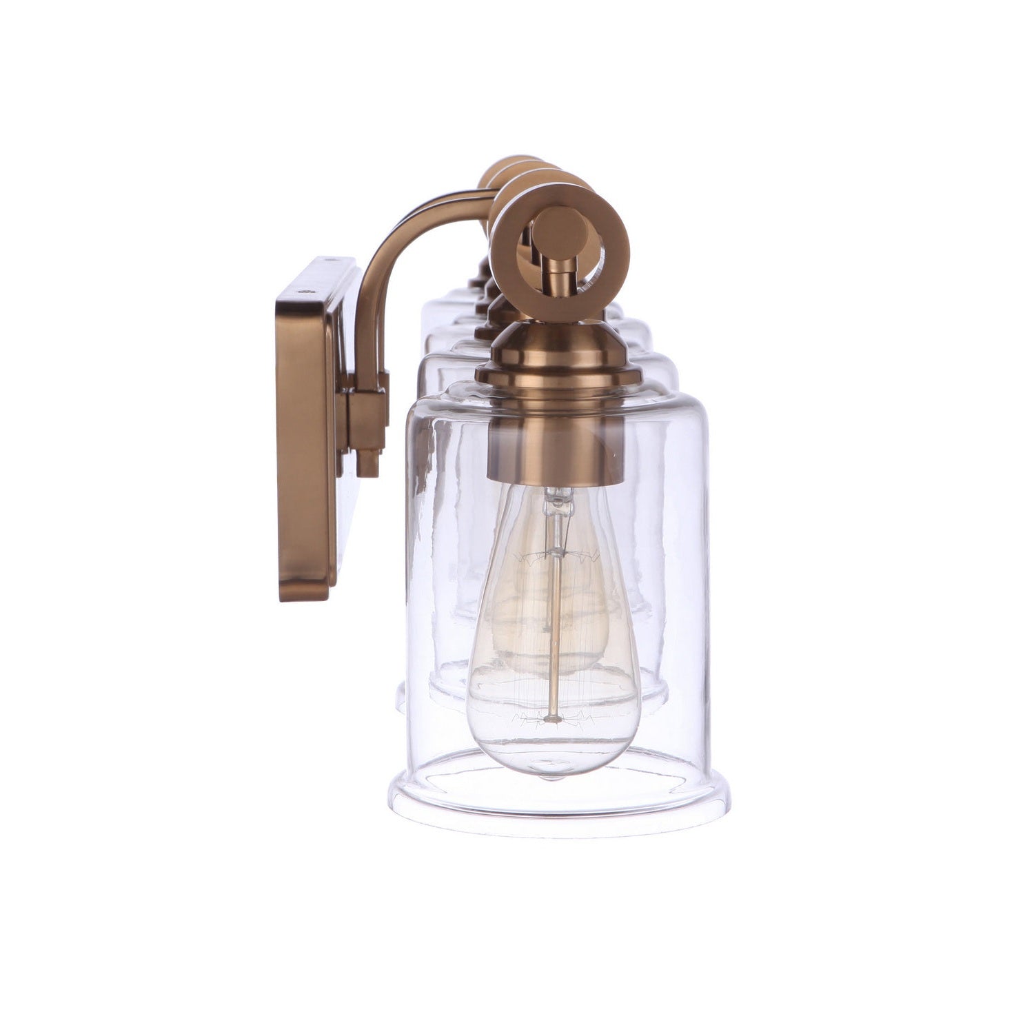 Craftmade - 56404-SB - Four Light Vanity - Romero - Satin Brass