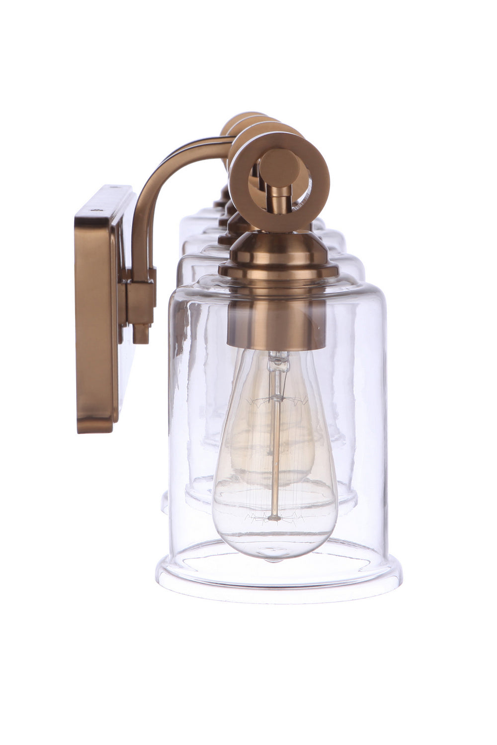 Craftmade - 56404-SB - Four Light Vanity - Romero - Satin Brass