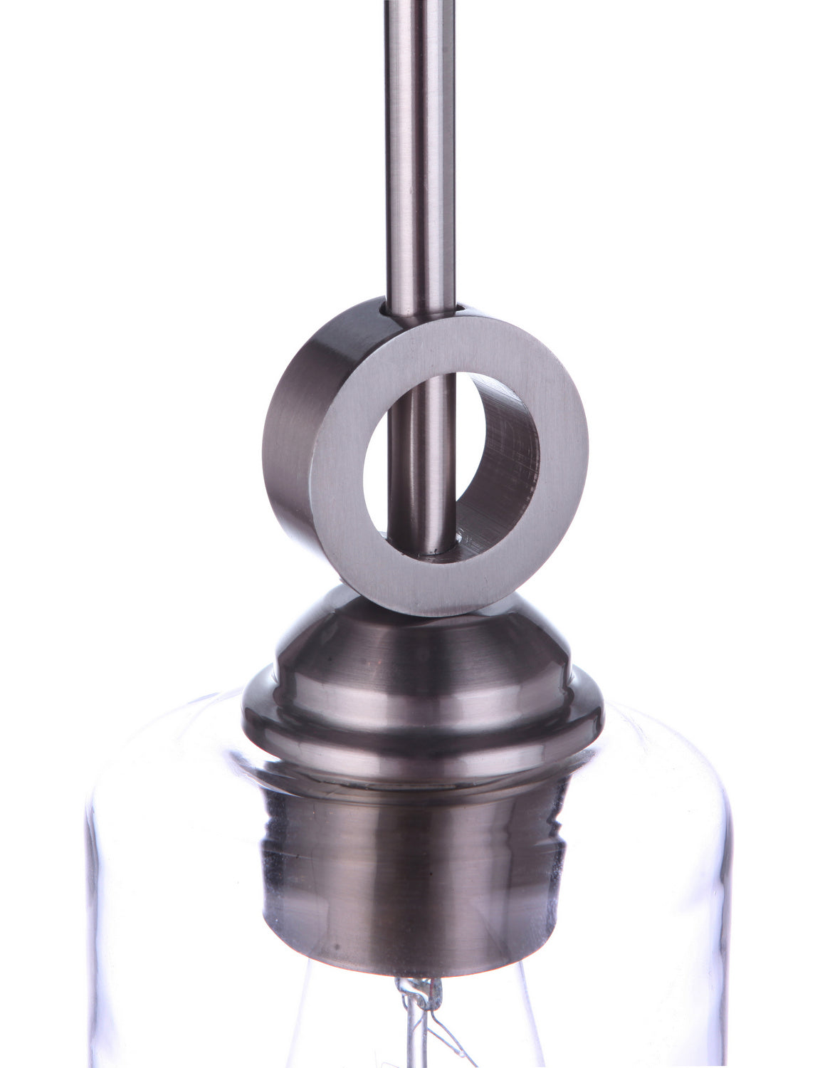 Craftmade - 56491-BNK - One Light Mini Pendant - Romero - Brushed Polished Nickel