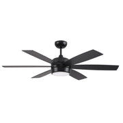 Craftmade - TRV52FB6-NWF - 52"Ceiling Fan - Trevor - Flat Black