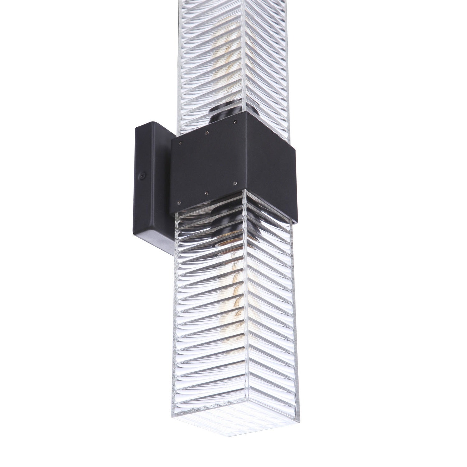 Craftmade - ZA4500-MN - Two Light Outdoor Wall Mount - Ridge - Midnight