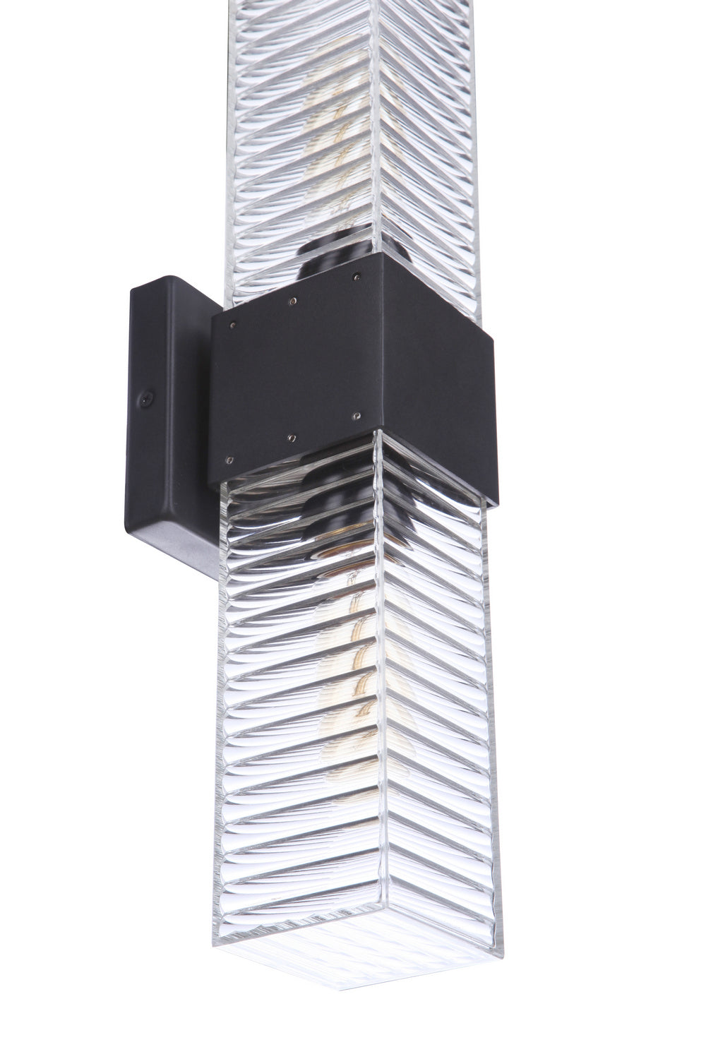 Craftmade - ZA4500-MN - Two Light Outdoor Wall Mount - Ridge - Midnight