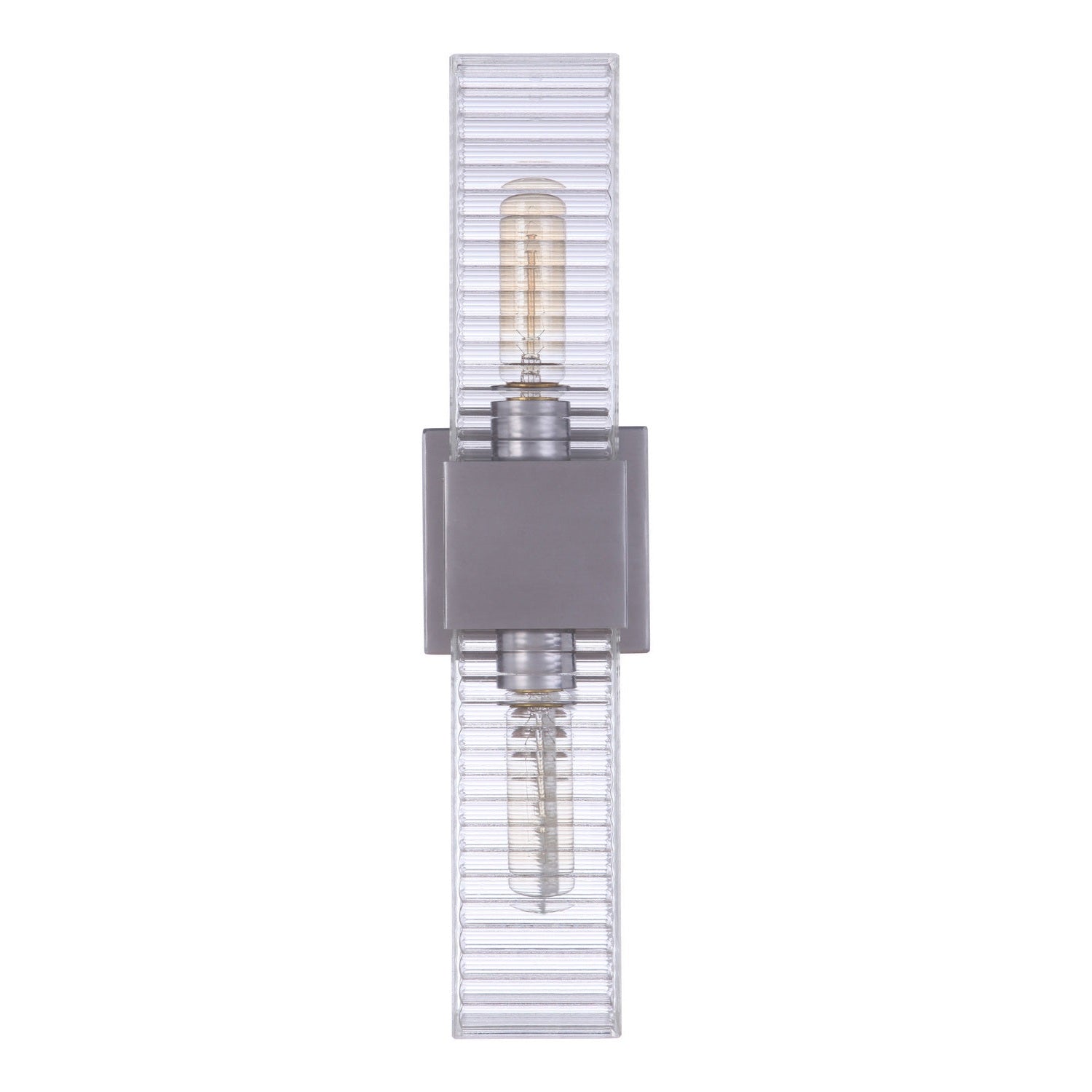 Craftmade - ZA4500-SA - Two Light Outdoor Wall Mount - Ridge - Satin Aluminum