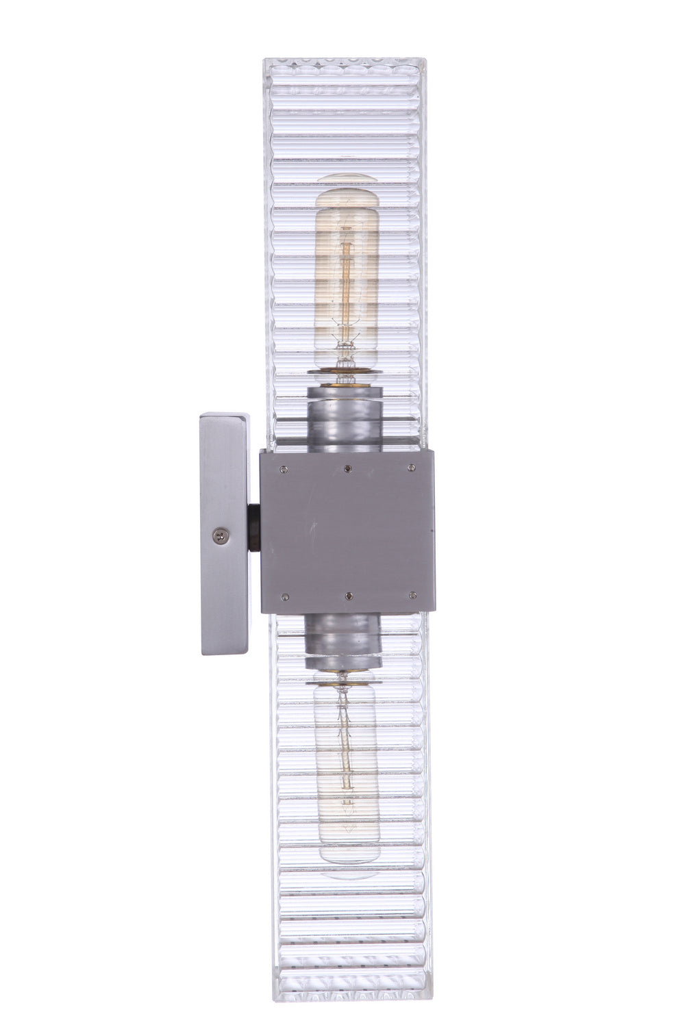 Craftmade - ZA4500-SA - Two Light Outdoor Wall Mount - Ridge - Satin Aluminum