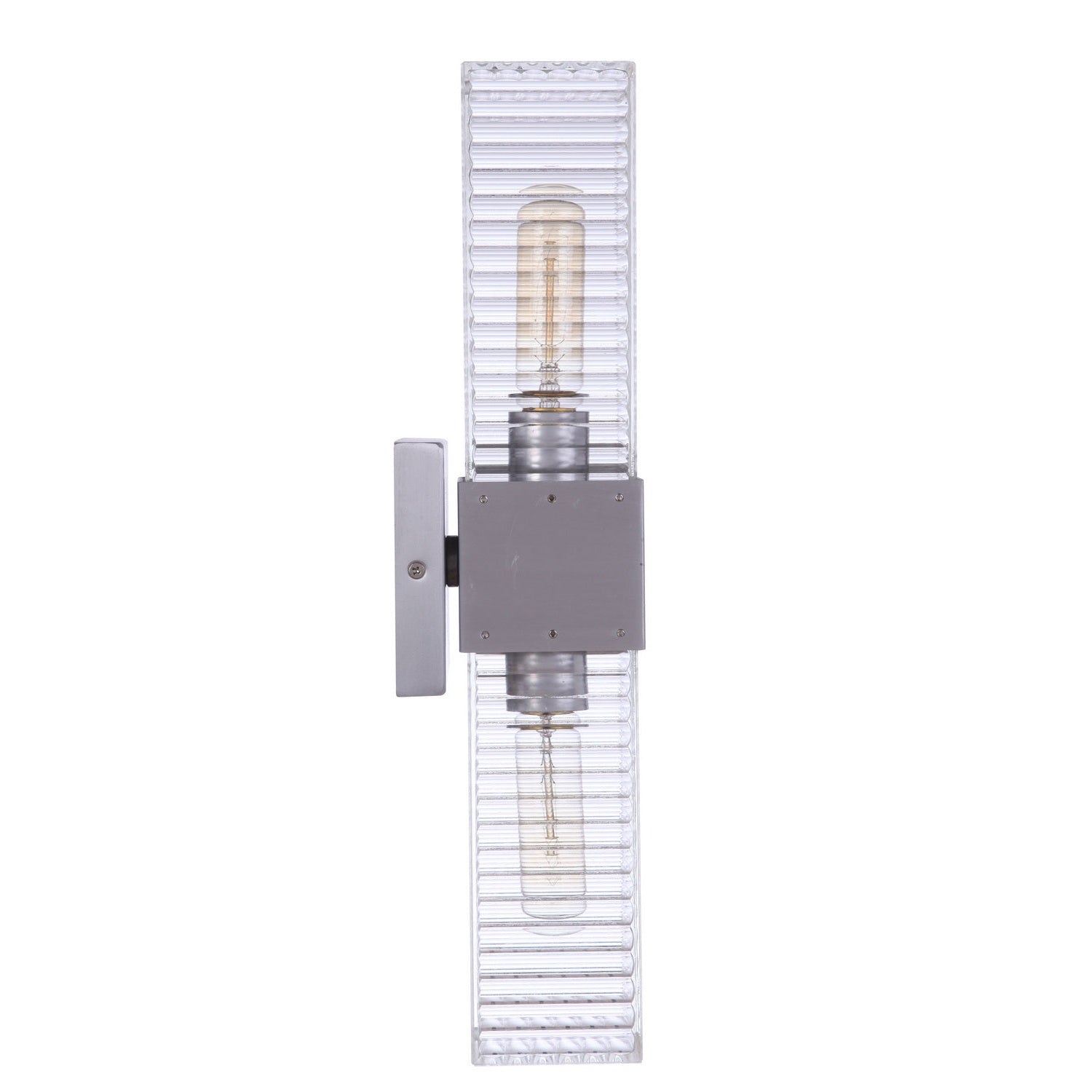 Craftmade - ZA4500-SA - Two Light Outdoor Wall Mount - Ridge - Satin Aluminum