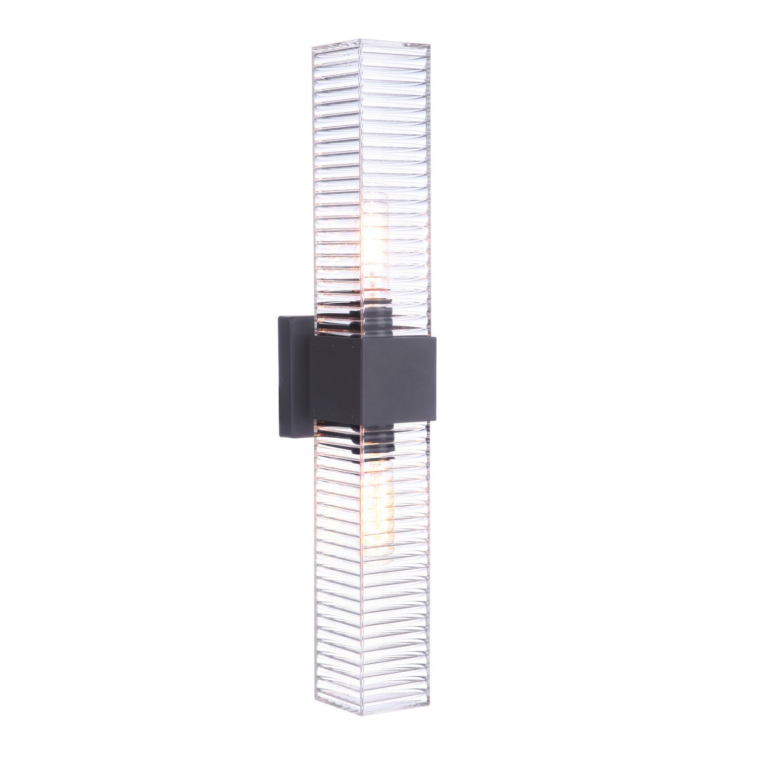 Craftmade - ZA4510-MN - Two Light Outdoor Wall Mount - Ridge - Midnight