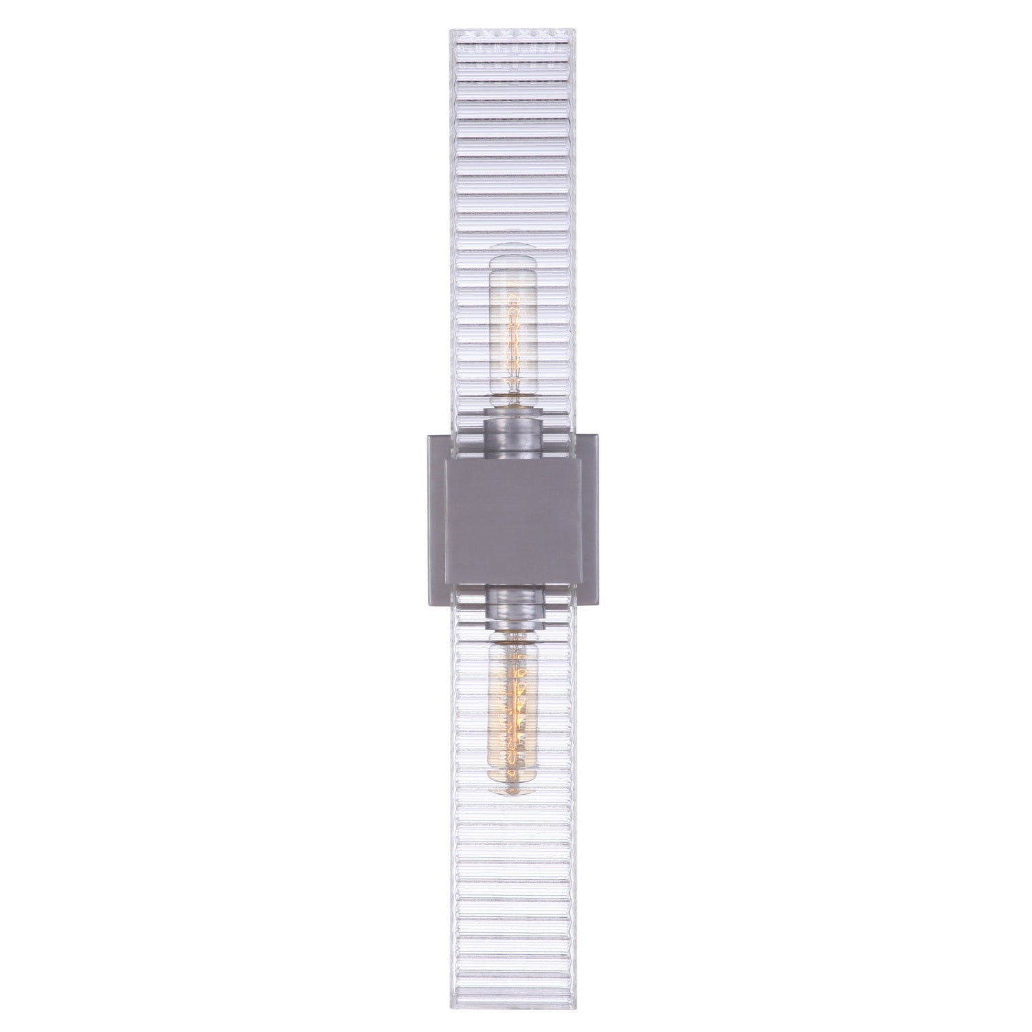 Craftmade - ZA4510-SA - Two Light Outdoor Wall Mount - Ridge - Satin Aluminum