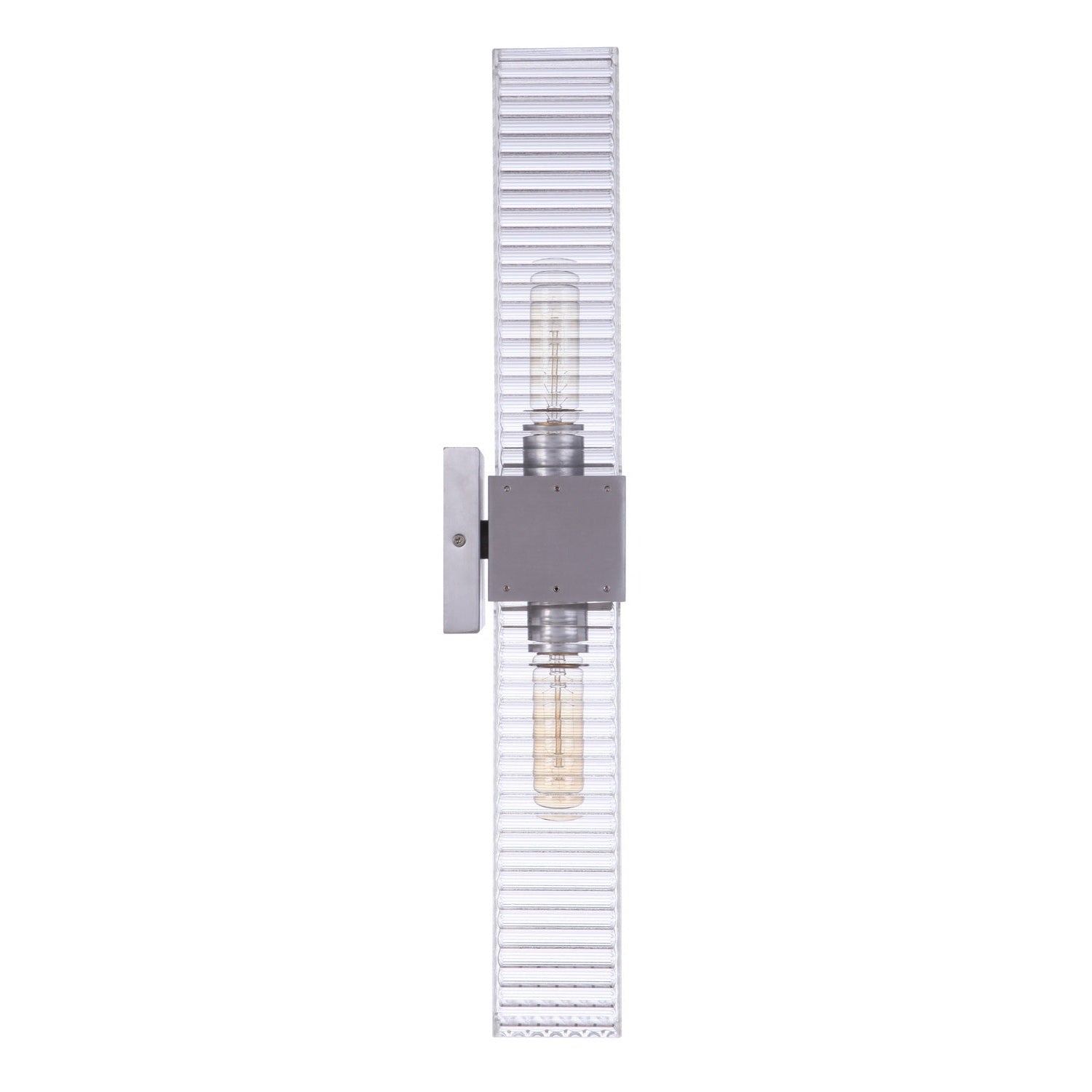 Craftmade - ZA4510-SA - Two Light Outdoor Wall Mount - Ridge - Satin Aluminum