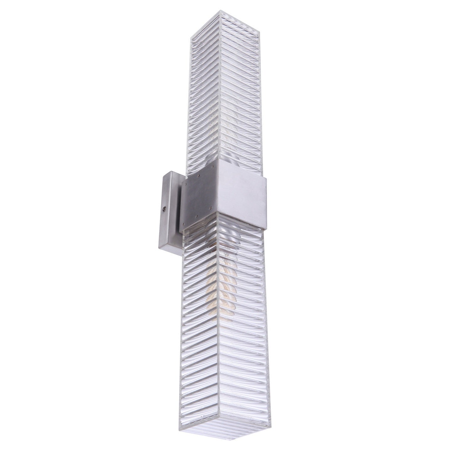 Craftmade - ZA4510-SA - Two Light Outdoor Wall Mount - Ridge - Satin Aluminum