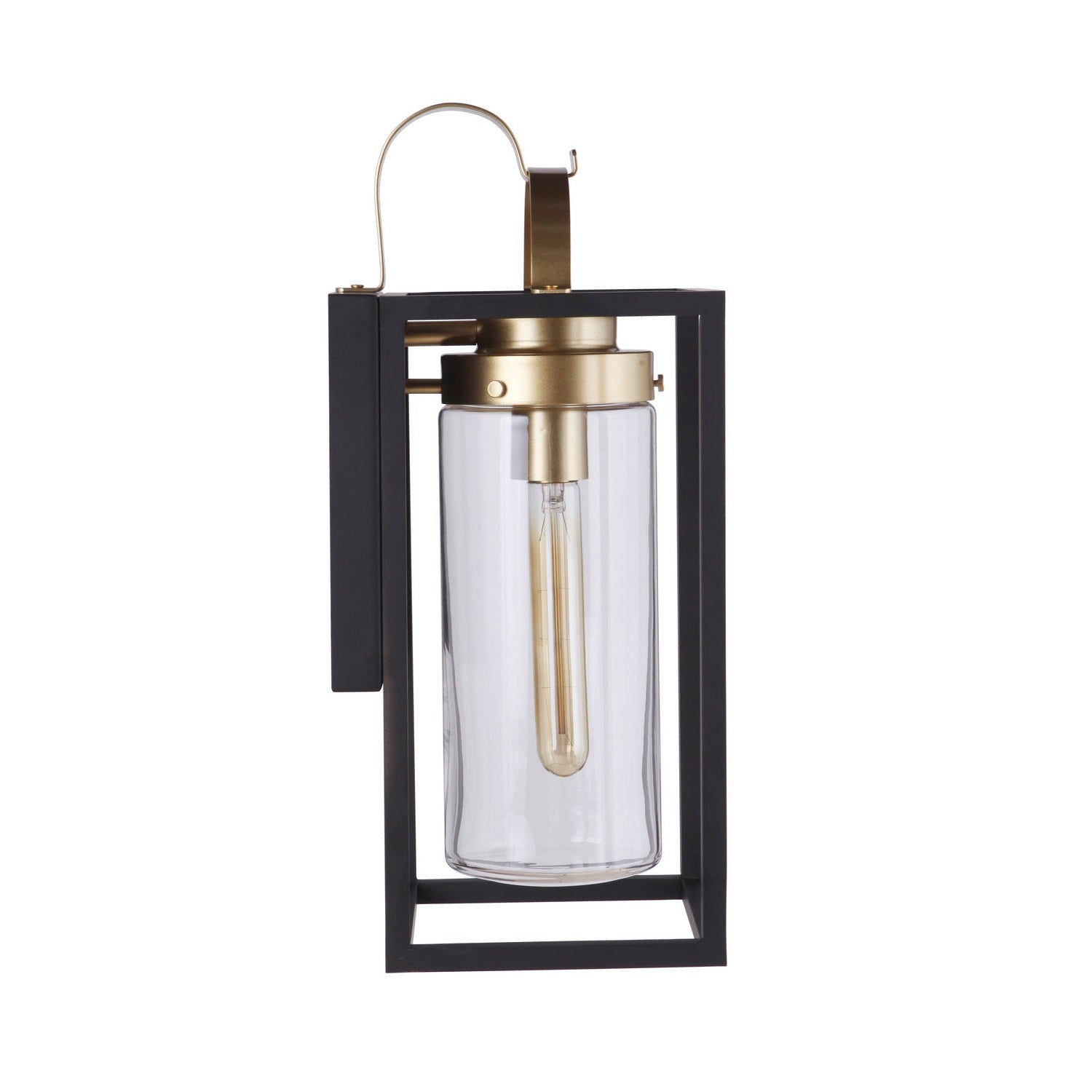 Craftmade - ZA4814-MNSB - One Light Outdoor Wall Mount - Neo - Midnight / Satin Brass