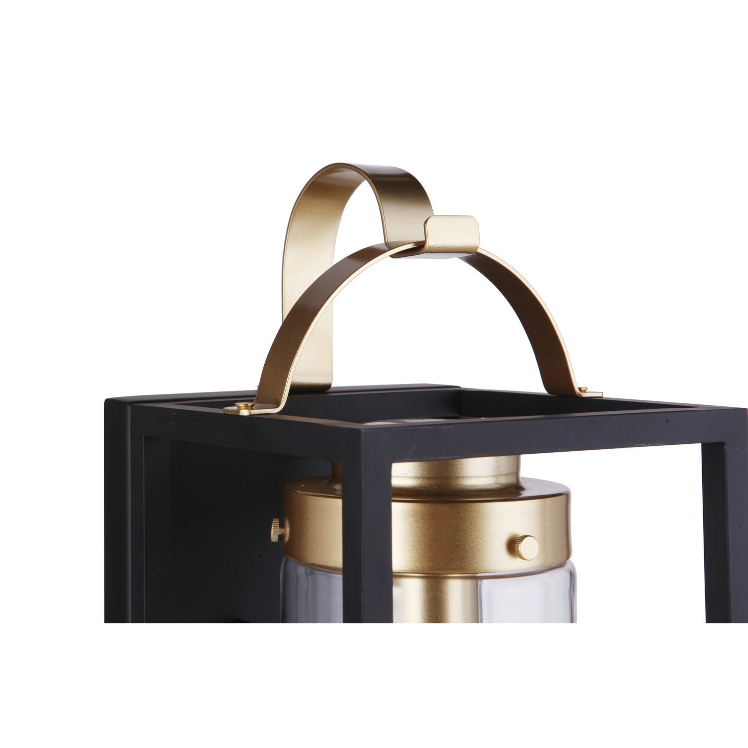 Craftmade - ZA4814-MNSB - One Light Outdoor Wall Mount - Neo - Midnight / Satin Brass