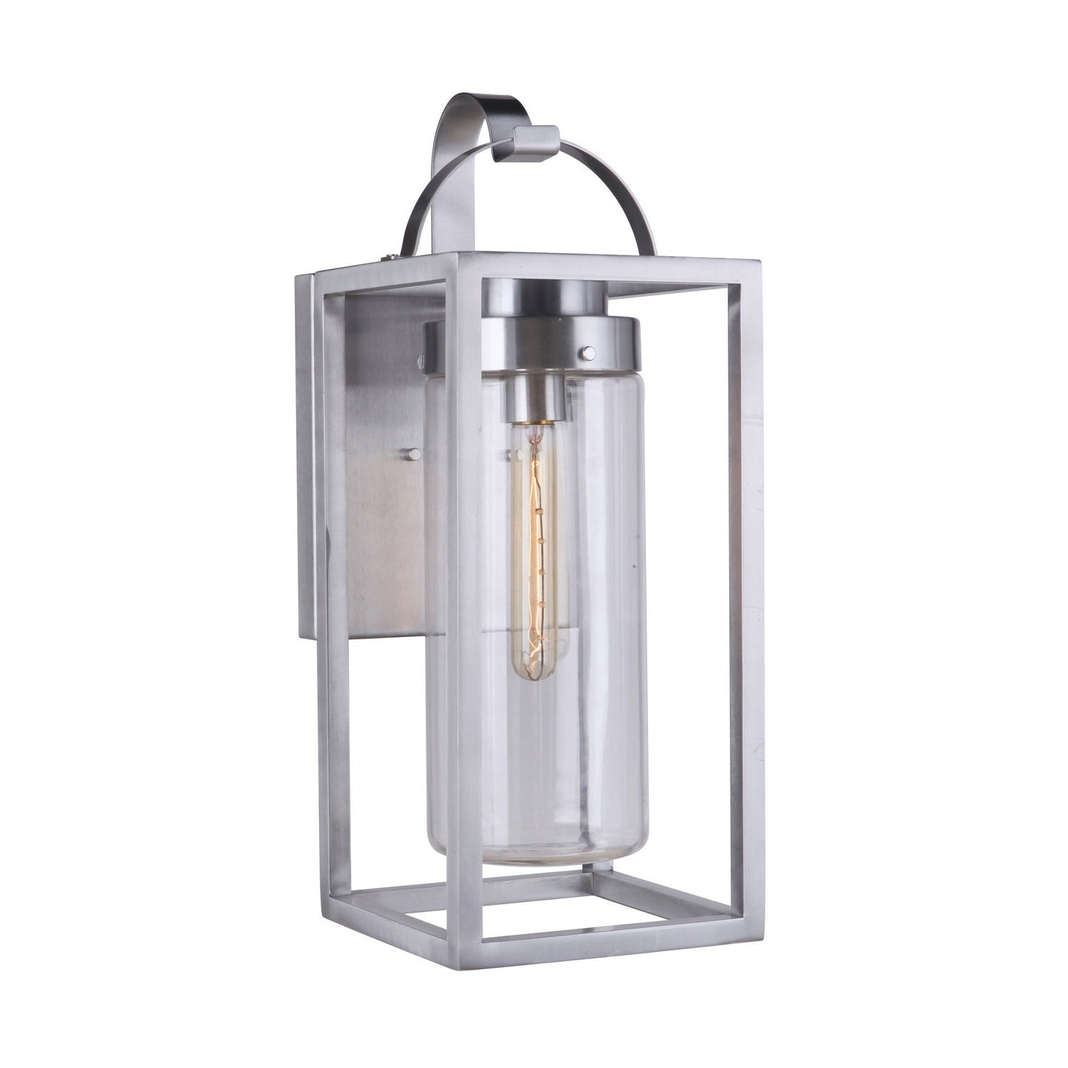 Craftmade - ZA4814-SA - One Light Outdoor Wall Mount - Neo - Satin Aluminum