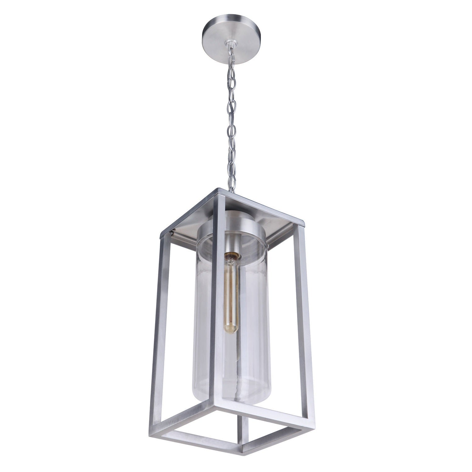 Craftmade - ZA4821-SA - One Light Outdoor Pendant - Neo - Satin Aluminum