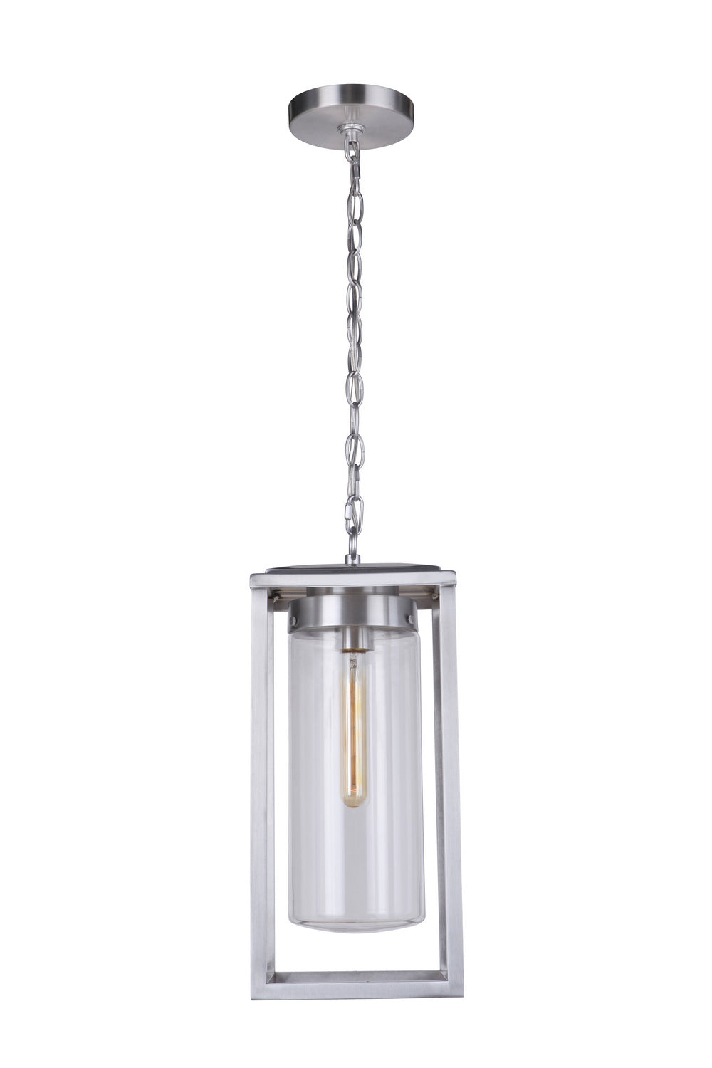 Craftmade - ZA4821-SA - One Light Outdoor Pendant - Neo - Satin Aluminum