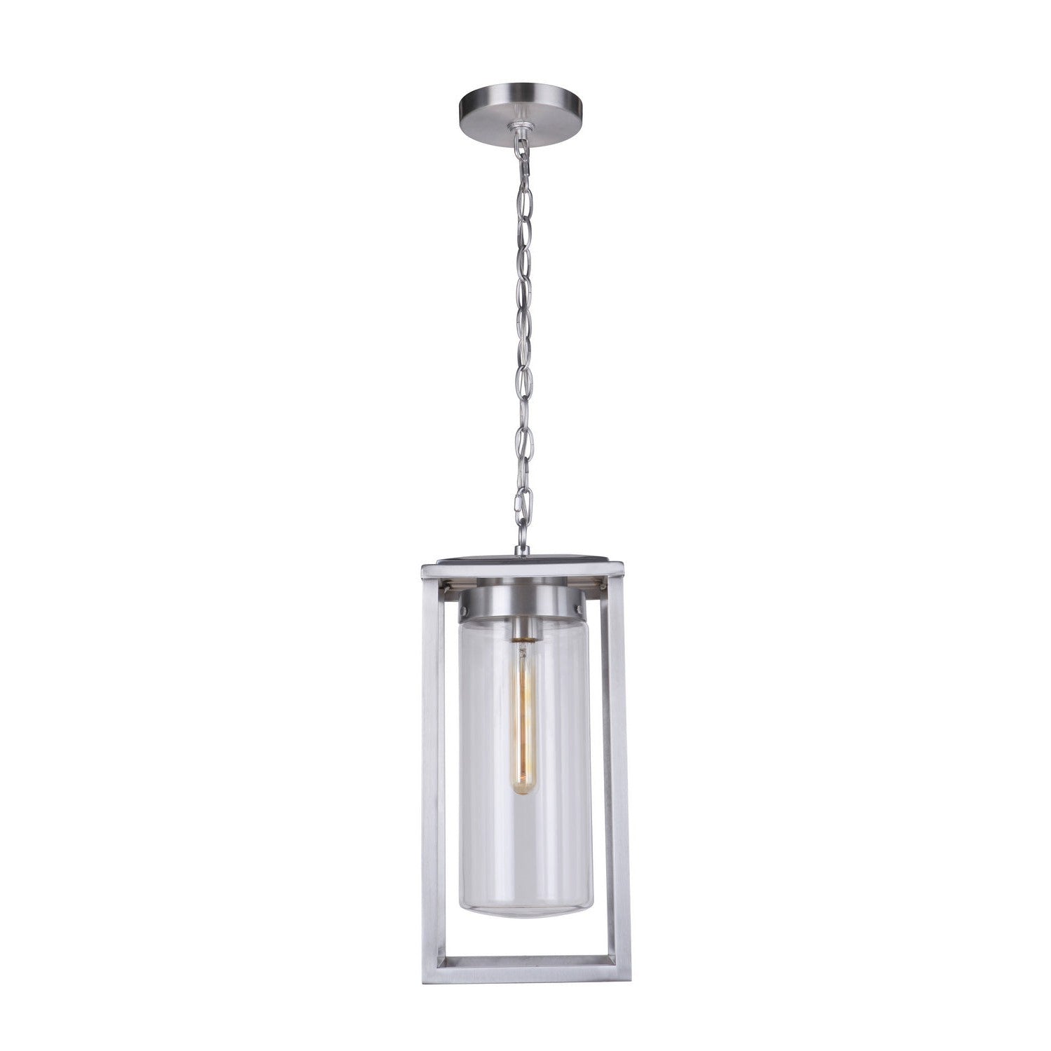 Craftmade - ZA4821-SA - One Light Outdoor Pendant - Neo - Satin Aluminum