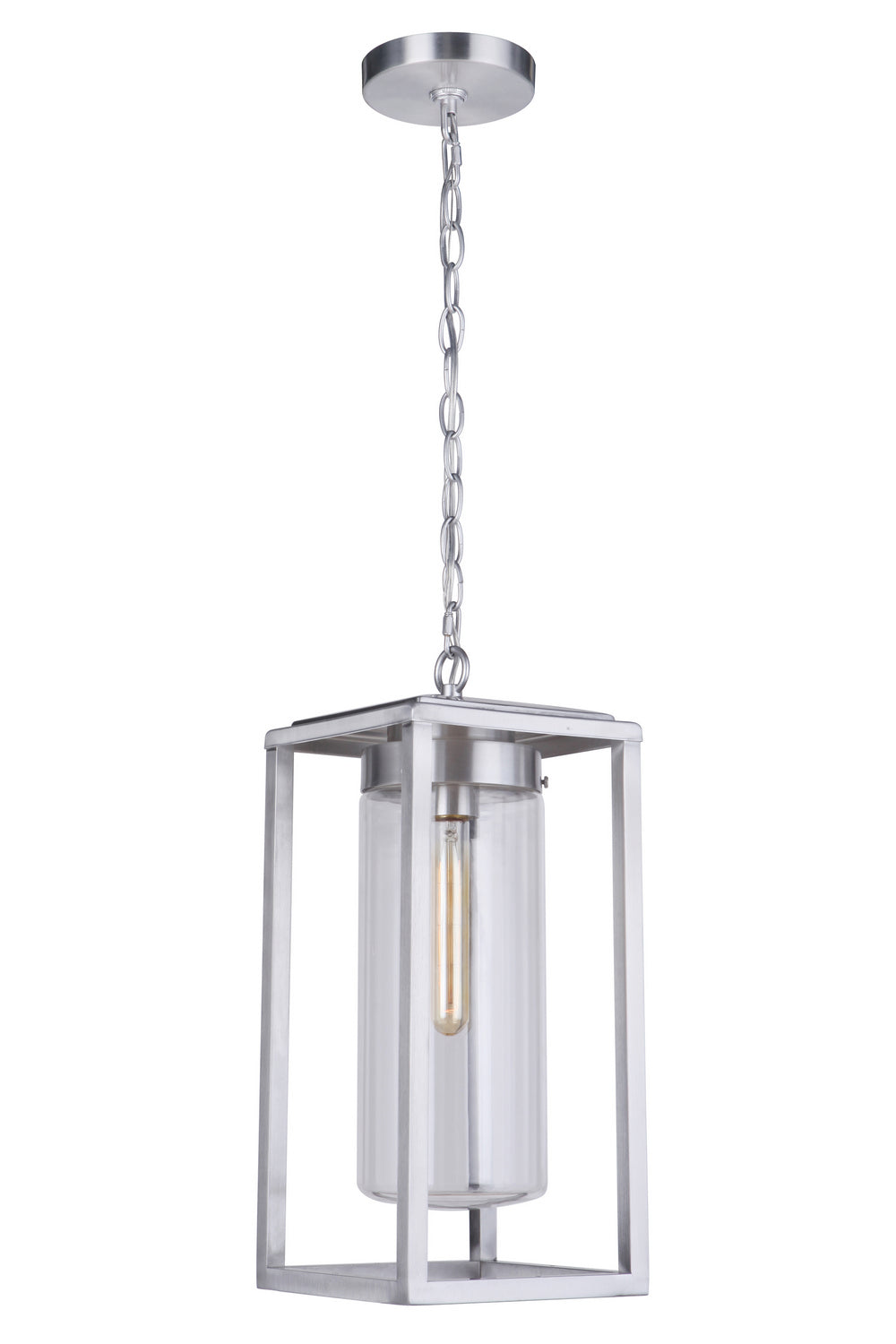 Craftmade - ZA4821-SA - One Light Outdoor Pendant - Neo - Satin Aluminum