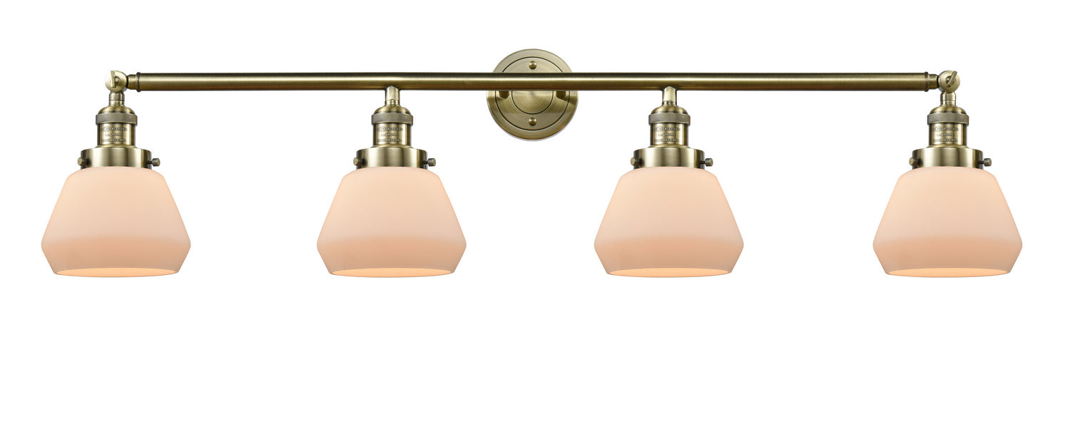 Innovations - 215-AB-G171 - Four Light Bath Vanity - Franklin Restoration - Antique Brass