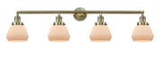 Innovations - 215-AB-G171 - Four Light Bath Vanity - Franklin Restoration - Antique Brass