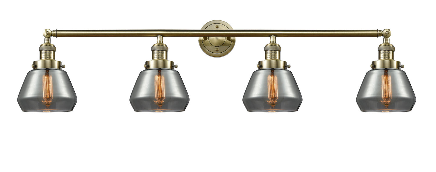 Innovations - 215-AB-G173 - Four Light Bath Vanity - Franklin Restoration - Antique Brass