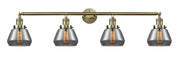 Innovations - 215-AB-G173 - Four Light Bath Vanity - Franklin Restoration - Antique Brass