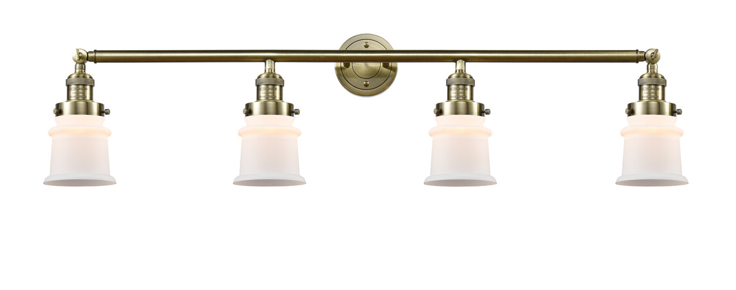 Innovations - 215-AB-G181S - Four Light Bath Vanity - Franklin Restoration - Antique Brass