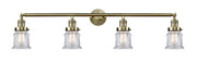 Innovations - 215-AB-G182S - Four Light Bath Vanity - Franklin Restoration - Antique Brass