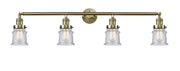 Innovations - 215-AB-G184S - Four Light Bath Vanity - Franklin Restoration - Antique Brass