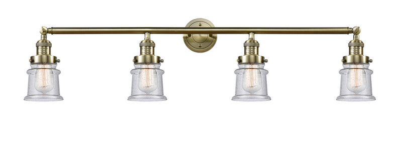 Innovations - 215-AB-G184S - Four Light Bath Vanity - Franklin Restoration - Antique Brass