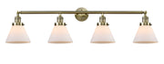Innovations - 215-AB-G41 - Four Light Bath Vanity - Franklin Restoration - Antique Brass