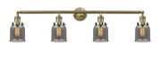 Innovations - 215-AB-G53 - Four Light Bath Vanity - Franklin Restoration - Antique Brass