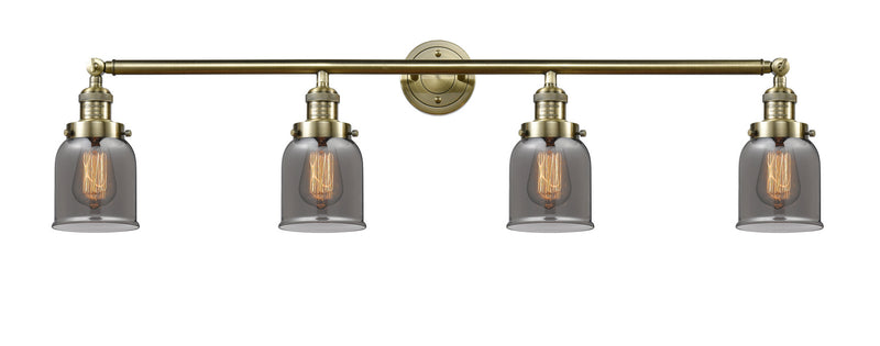 Innovations - 215-AB-G53 - Four Light Bath Vanity - Franklin Restoration - Antique Brass