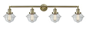 Innovations - 215-AB-G532 - Four Light Bath Vanity - Franklin Restoration - Antique Brass