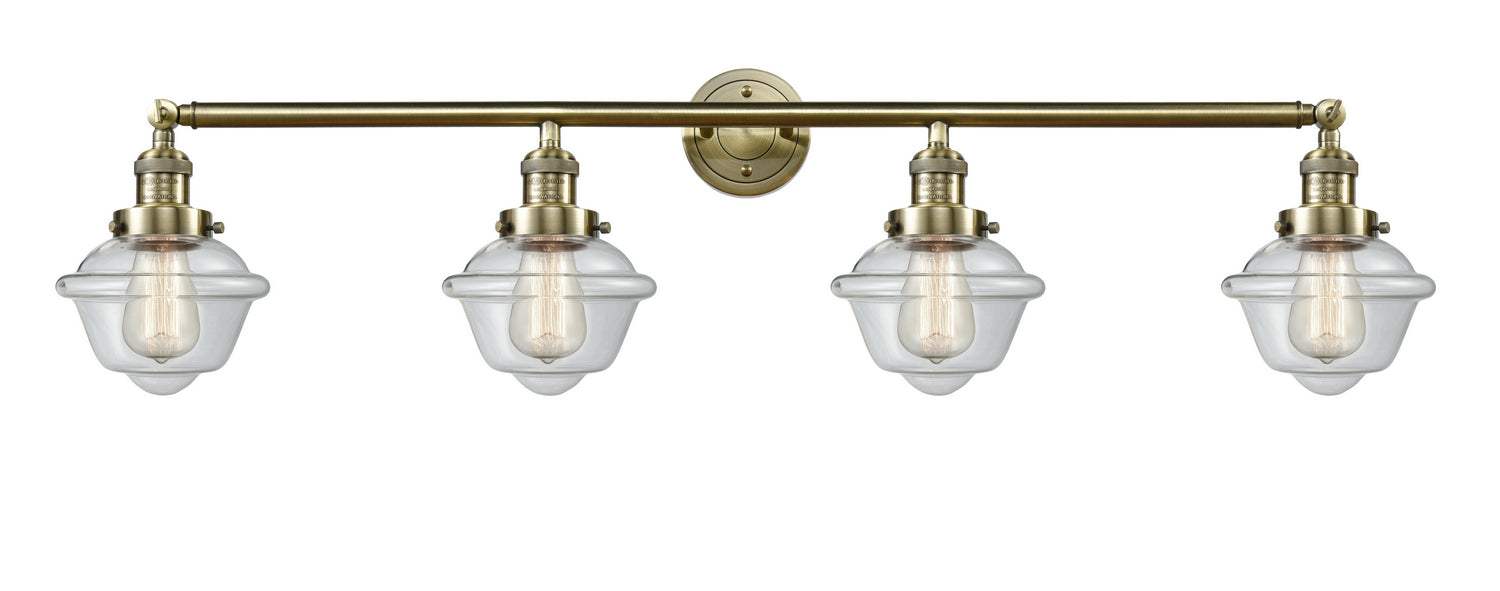 Innovations - 215-AB-G532 - Four Light Bath Vanity - Franklin Restoration - Antique Brass
