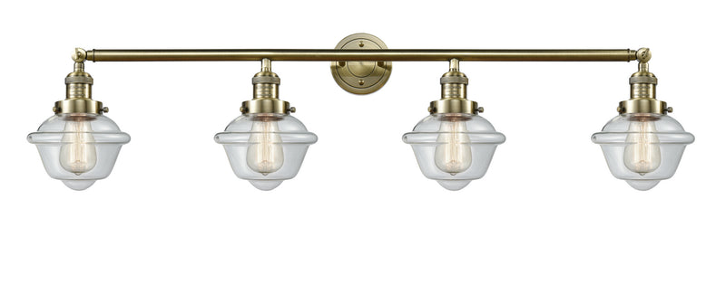 Innovations - 215-AB-G532 - Four Light Bath Vanity - Franklin Restoration - Antique Brass