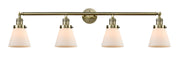 Innovations - 215-AB-G61 - Four Light Bath Vanity - Franklin Restoration - Antique Brass