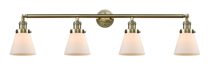 Innovations - 215-AB-G61 - Four Light Bath Vanity - Franklin Restoration - Antique Brass