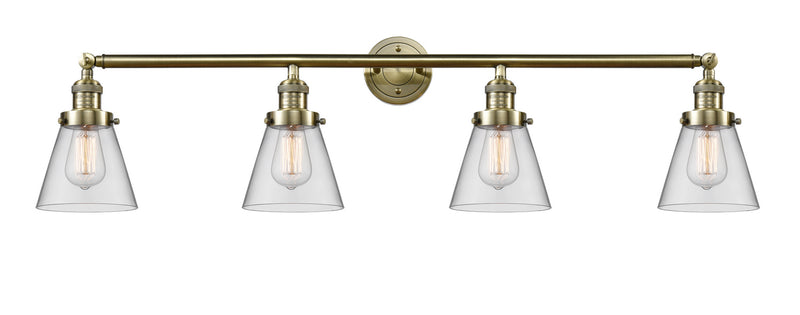 Innovations - 215-AB-G62 - Four Light Bath Vanity - Franklin Restoration - Antique Brass