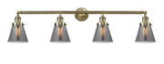 Innovations - 215-AB-G63 - Four Light Bath Vanity - Franklin Restoration - Antique Brass
