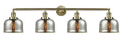Innovations - 215-AB-G78 - Four Light Bath Vanity - Franklin Restoration - Antique Brass