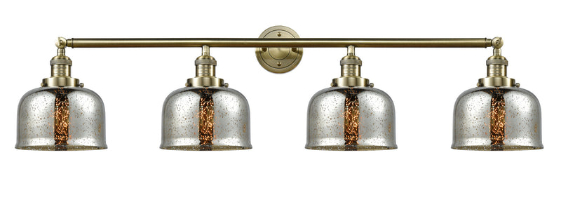 Innovations - 215-AB-G78 - Four Light Bath Vanity - Franklin Restoration - Antique Brass