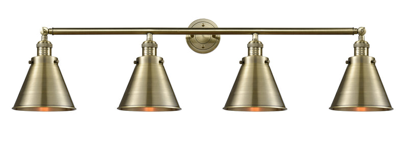 Innovations - 215-AB-M13-AB - Four Light Bath Vanity - Franklin Restoration - Antique Brass