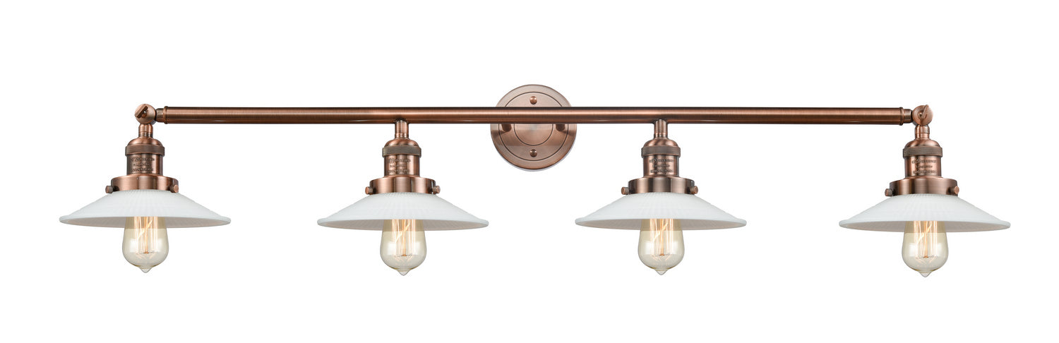 Innovations - 215-AC-G1 - Four Light Bath Vanity - Franklin Restoration - Antique Copper