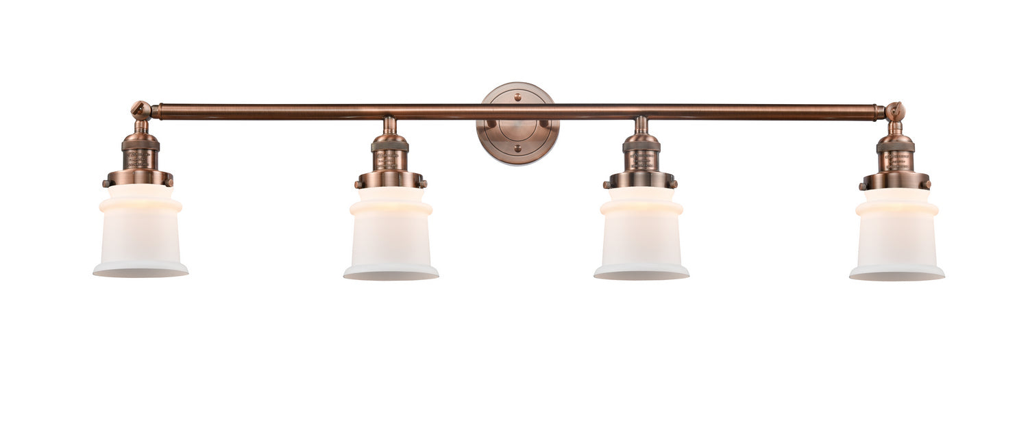 Innovations - 215-AC-G181S - Four Light Bath Vanity - Franklin Restoration - Antique Copper