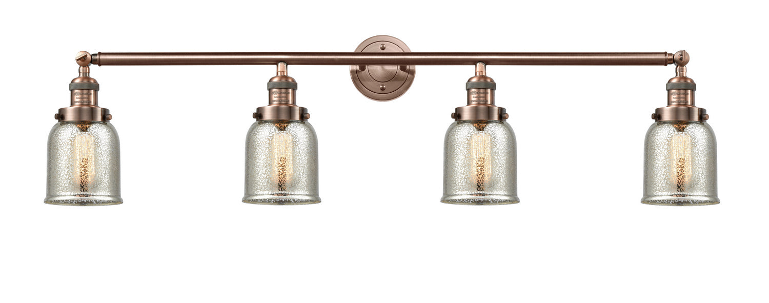 Innovations - 215-AC-G58 - Four Light Bath Vanity - Franklin Restoration - Antique Copper