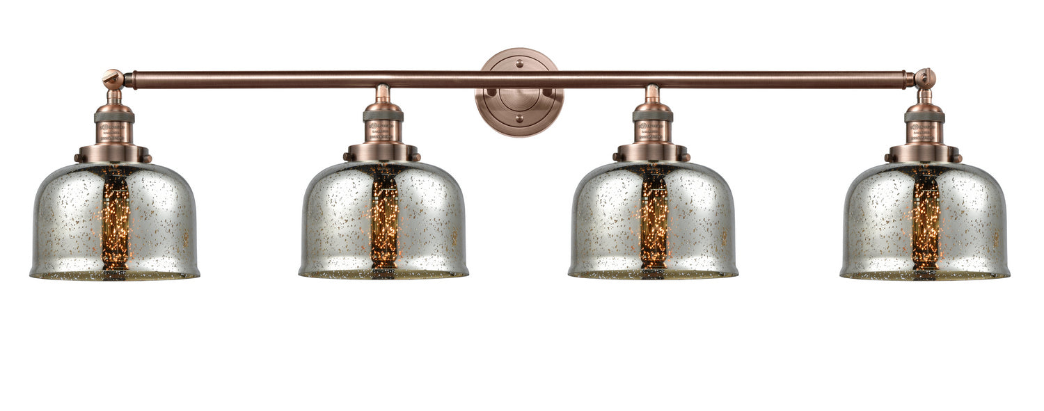 Innovations - 215-AC-G78 - Four Light Bath Vanity - Franklin Restoration - Antique Copper